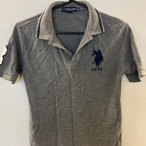 U.S. Polo Assn. Men's Polo Shirt in Gray